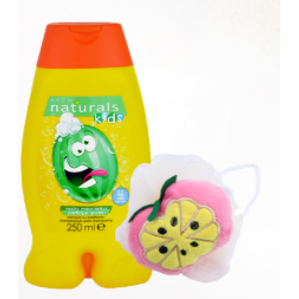 Naturals kids Grazy vesimeloni 2in1 Shampoo ja hoitoaine 250ml