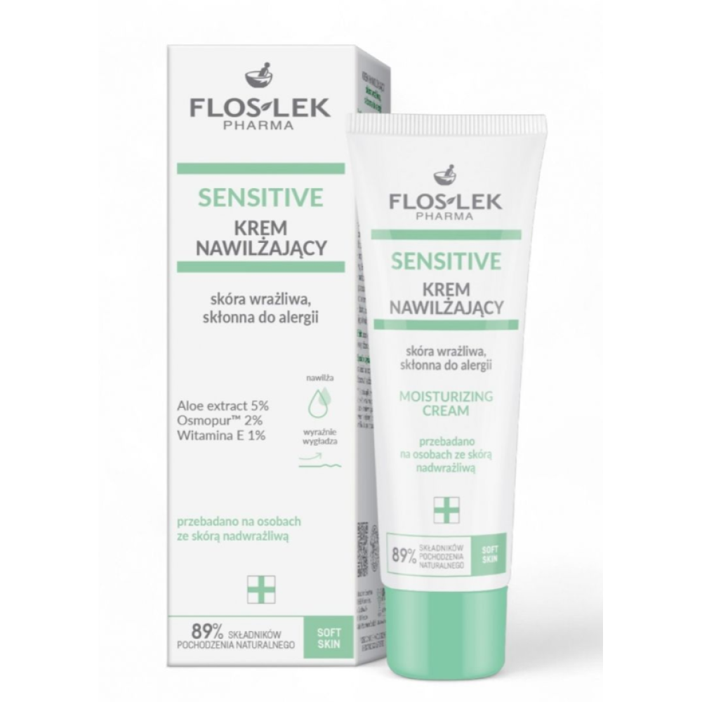 SENSITIVE Kosteuttava kasvovoide herkälle iholle 50ml