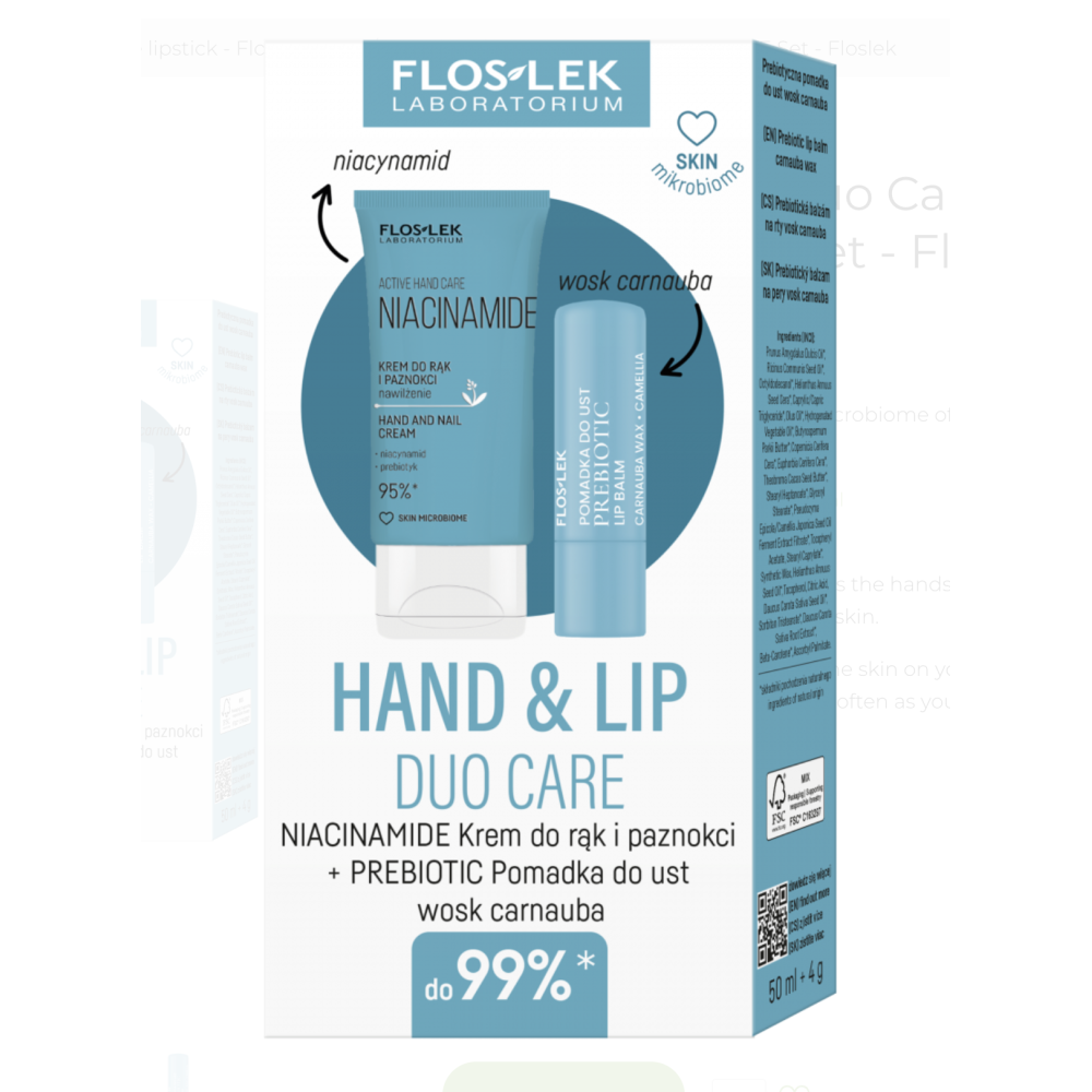 NIACINAMIDE lahjasetti (sis käsivoide + huulivoide) 50ml + 4g JOULUKUVASTO (HUOM! Tuote ja koko tilauksesi toimitetaan heti kun tuote saapuu varastoon tällä viikolla)