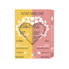 ACTIVE HAND CARE SETTI VITAMIN C -käsien- ja kynsienhoitosetti 50ml + SNAIL -käsi- ja kynsivoide 50ml