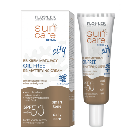 DERMA Sun Care Öljytön Mattappintaistava BB -Aurinkovoide SPF50+ 30ml 