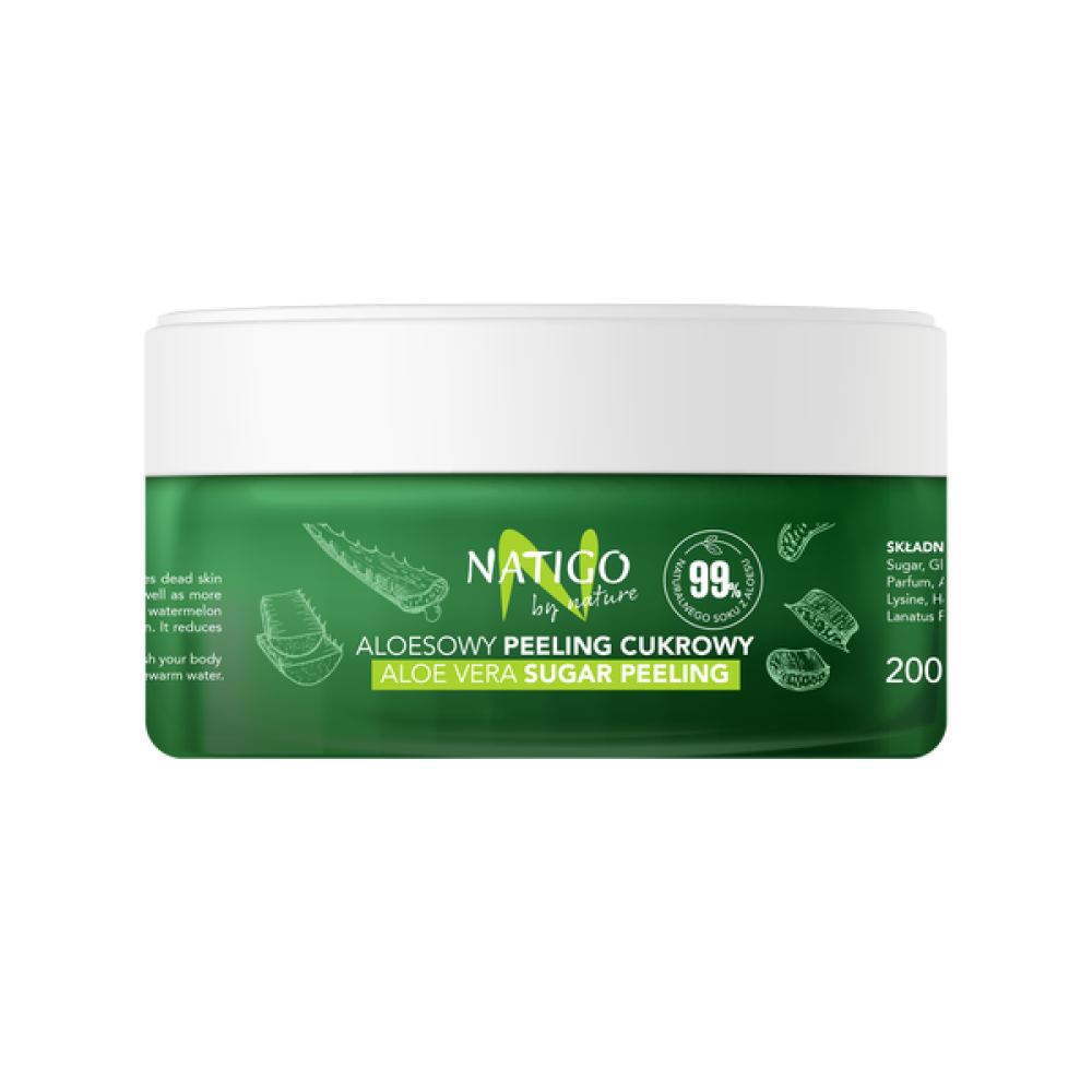 Aloe Vera sokerikuorinta vartalolle 200ml