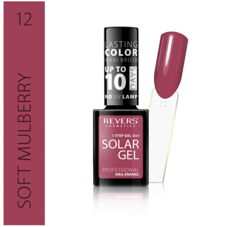Solar Gel -Geelikynsilakka 10ml Soft Mulberry 12