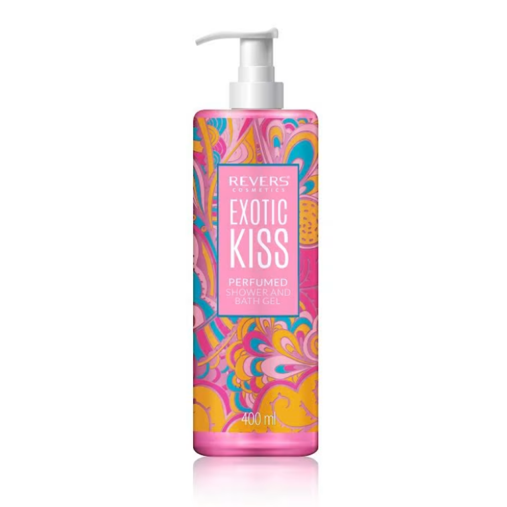 Suihku- ja kylpygeeli EXOTIC KISS 400ml (ennakko osto-oikeus vain max. 2 kpl/tilaus)