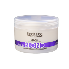 Sleek Line violetti hiusnaamio blondeille 250ml