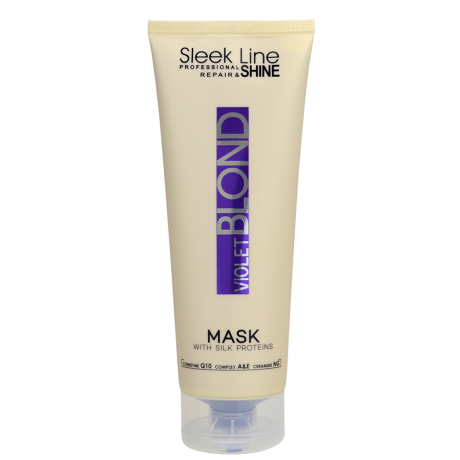 Sleek Line violetti hiusnaamio blondeille 250ml