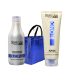 Sleek Line Silkkisetti Vaaleille hiuksille (sis. Shampoo 300ml, Hiusnaamio 250ml + kestokassi)