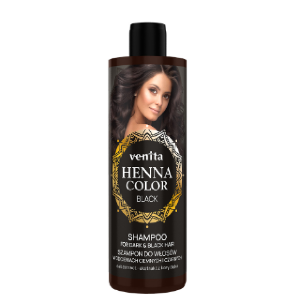 Shampoo HENNA Tummille ja Mustille hiuksille 300ml 