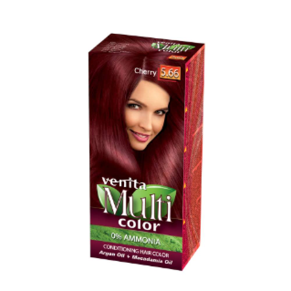 HIUSVÄRI Hoitava MultiColor - 5.66 Cherry 50ml + 50ml 
