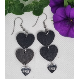 Mustat Sydänkorvakorut - Mystery Heart
