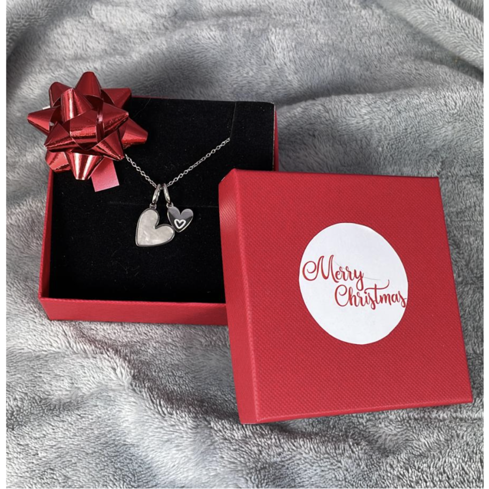 Kaulakoru kvartsikivi Kaksoissydän – Rakkauden liitto 