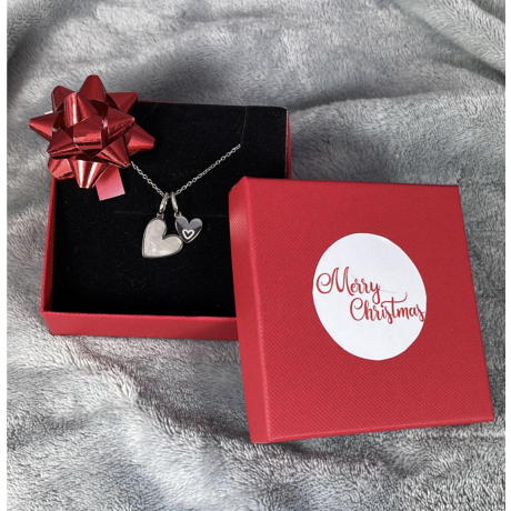 Kaulakoru kvartsikivi Kaksoissydän – Rakkauden liitto 