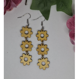 Korvakorut Kukka Keltainen 3 kukkaa