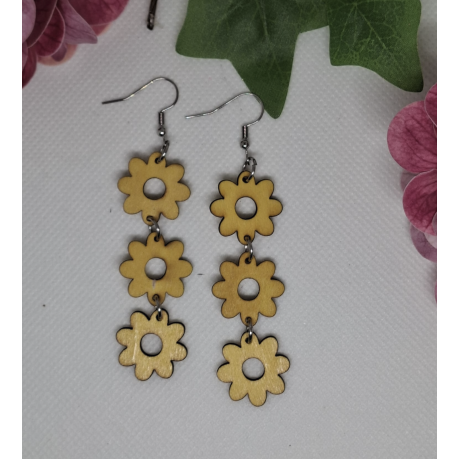 Korvakorut Kukka Keltainen 3 kukkaa